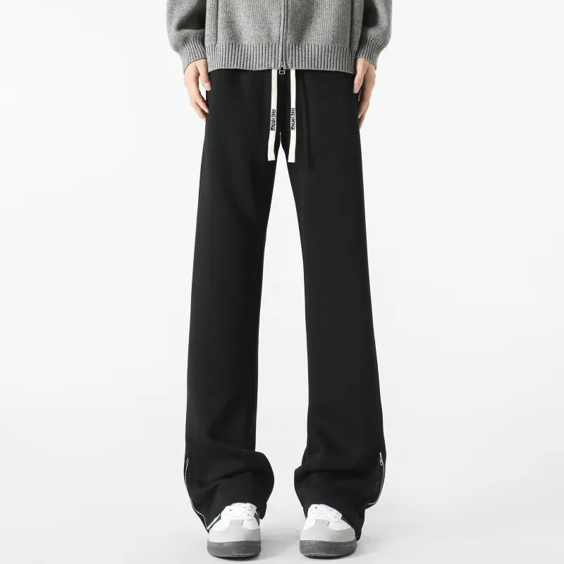 FAKE VINTAGE Knitted Sports Pants Unisex-15
