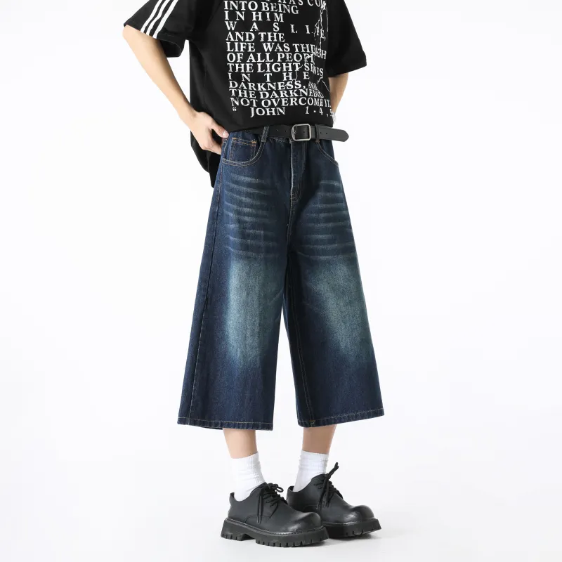 FAKE VINTAGE Denim Shorts Unisex-19