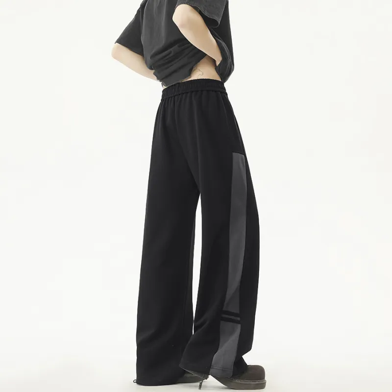 FAKE VINTAGE Knitted Sports Pants Unisex-1