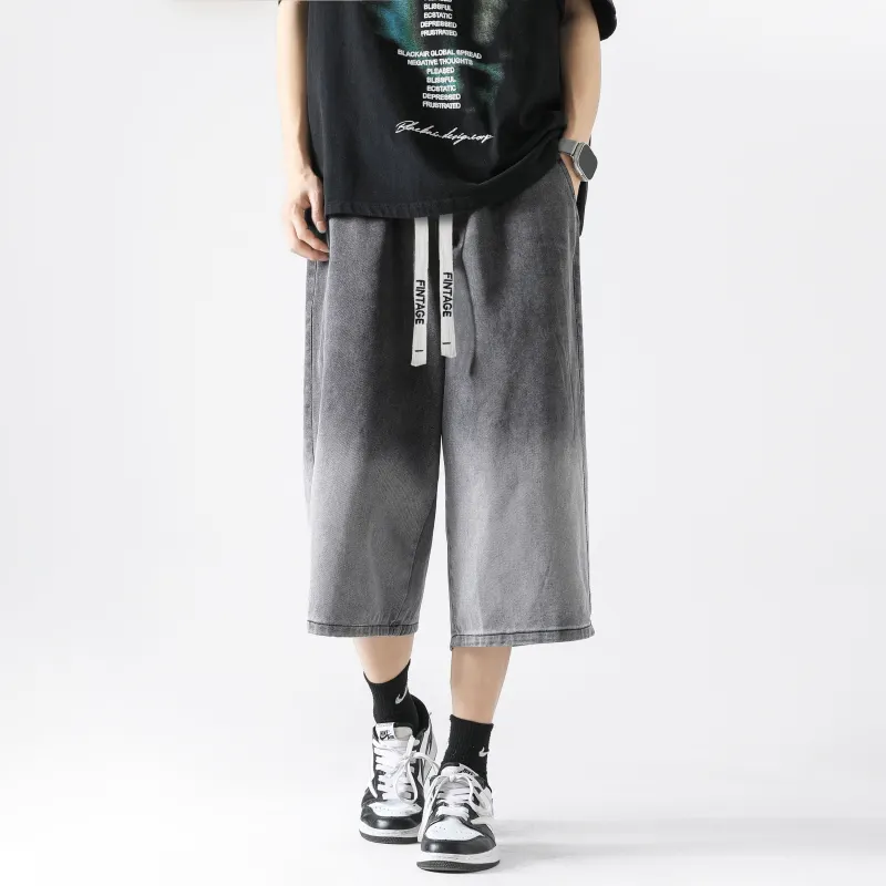 FAKE VINTAGE Denim Shorts Unisex-3