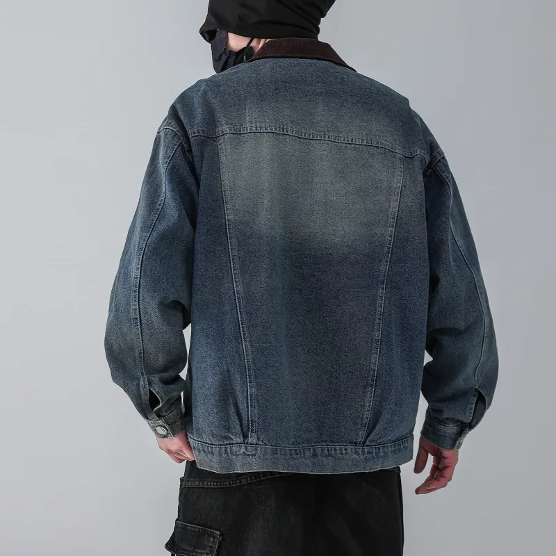 FAKE VINTAGE Jackets Unisex Blue-2