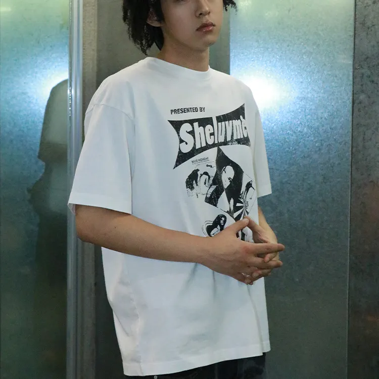 FAKE VINTAGE T Shirts Unisex White-2