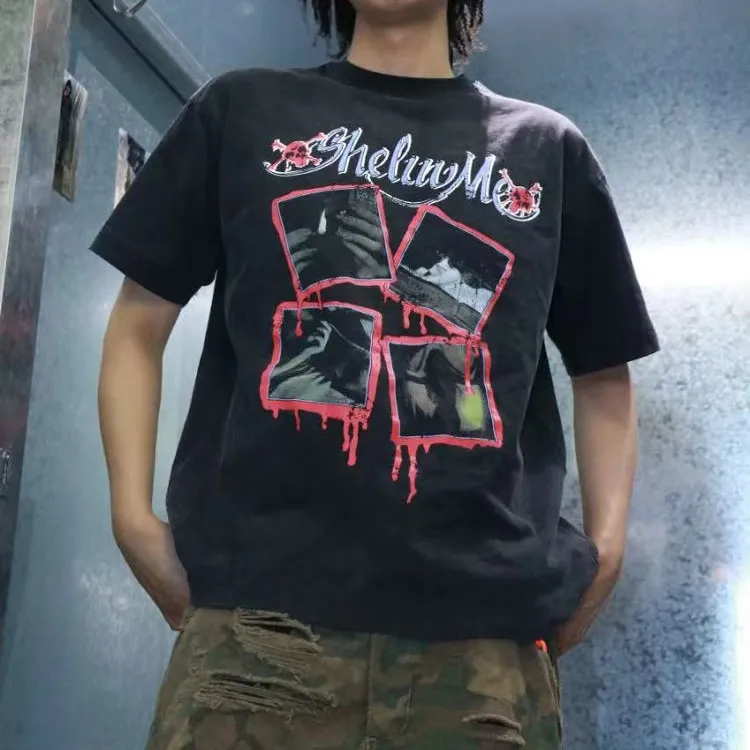 FAKE VINTAGE T Shirts Unisex Black-3