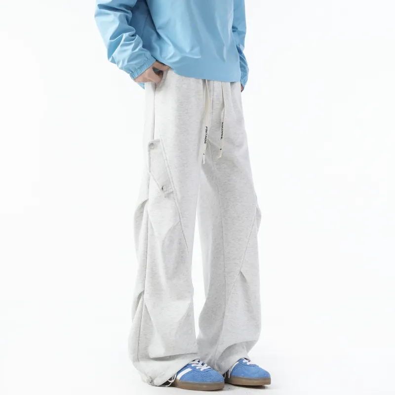 FAKE VINTAGE Knitted Sports Pants Unisex-25