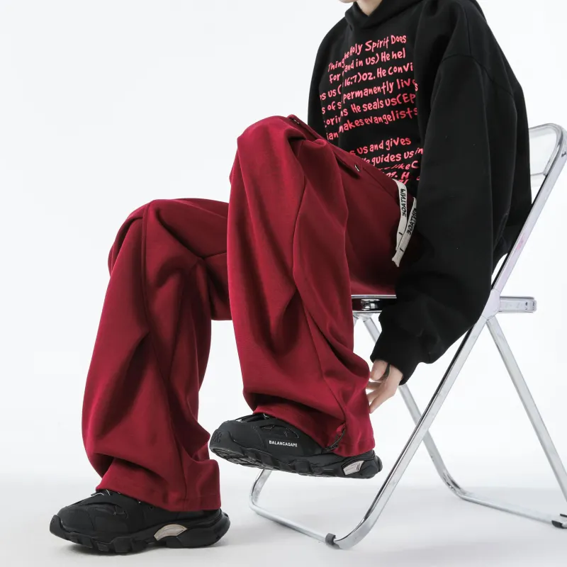 FAKE VINTAGE Knitted Sports Pants Unisex-14