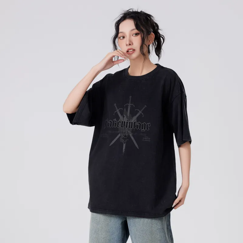 FAKE VINTAGE T Shirts Unisex-3