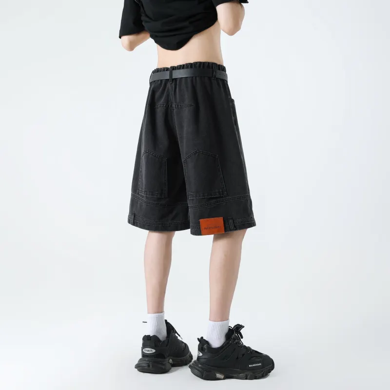 FAKE VINTAGE Denim Shorts Unisex-6