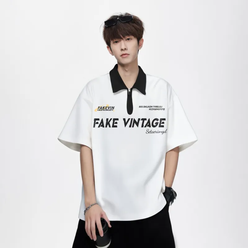 FAKE VINTAGE Polo Shirts Unisex-9