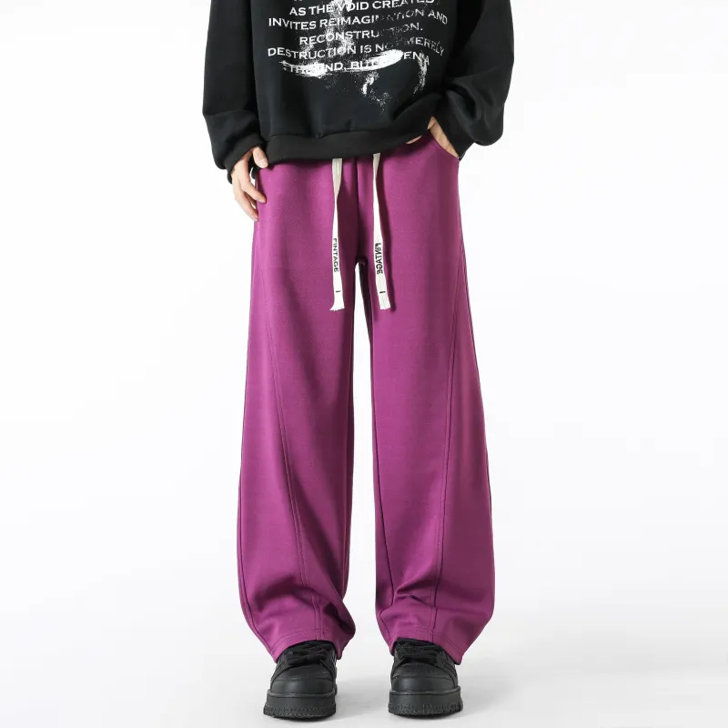 FAKE VINTAGE Knitted Sweatpants Unisex-56