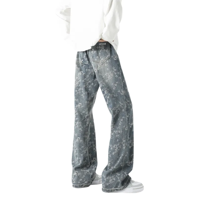 FAKE VINTAGE Jeans Unisex Blue-1