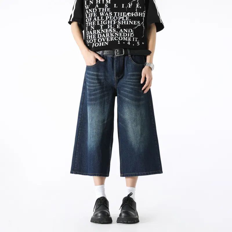 FAKE VINTAGE Denim Shorts Unisex-16