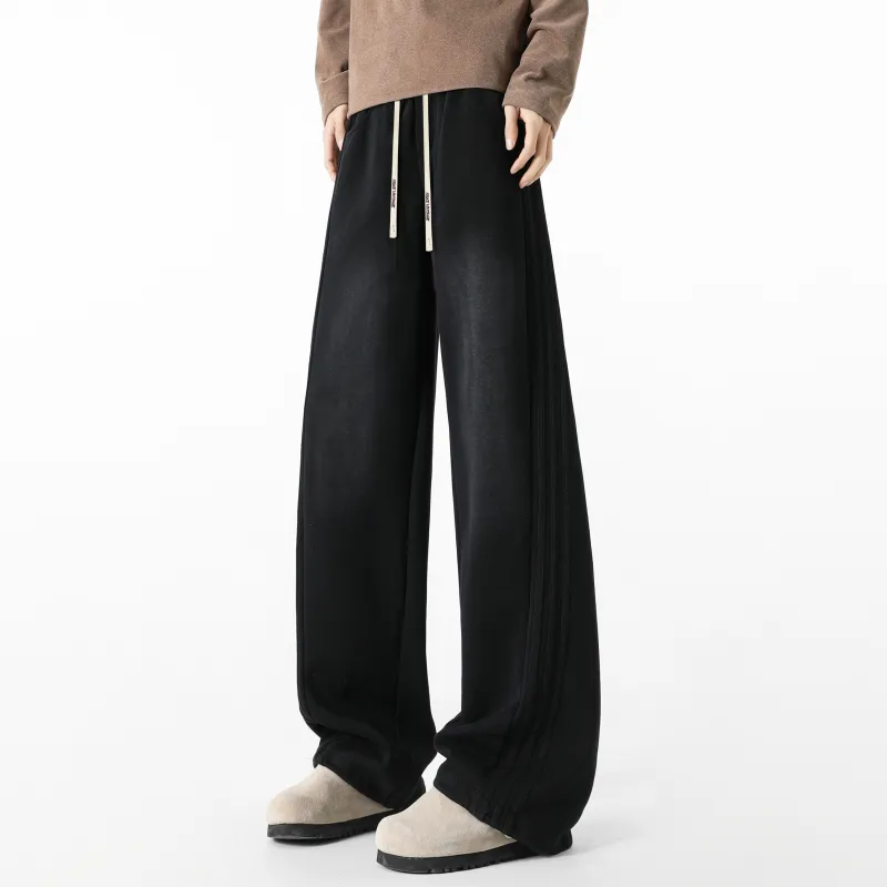 FAKE VINTAGE Knitted Sports Pants Unisex-3