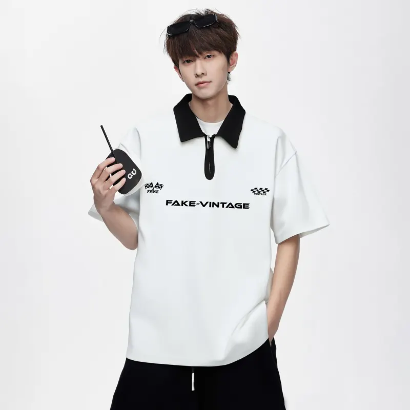 FAKE VINTAGE Polo Shirts Unisex-13