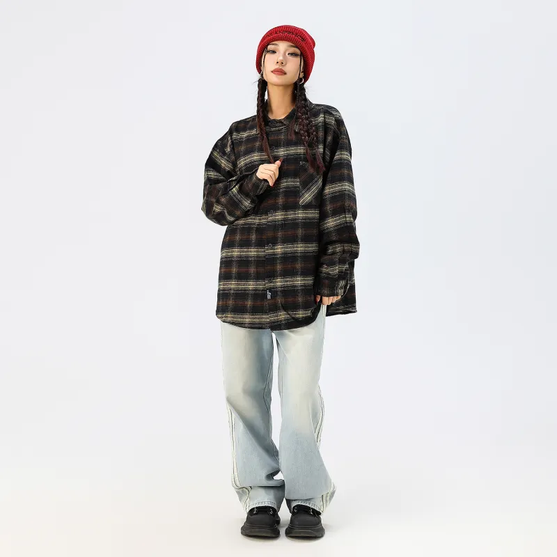 FAKE VINTAGE Shirt Unisex Black-5