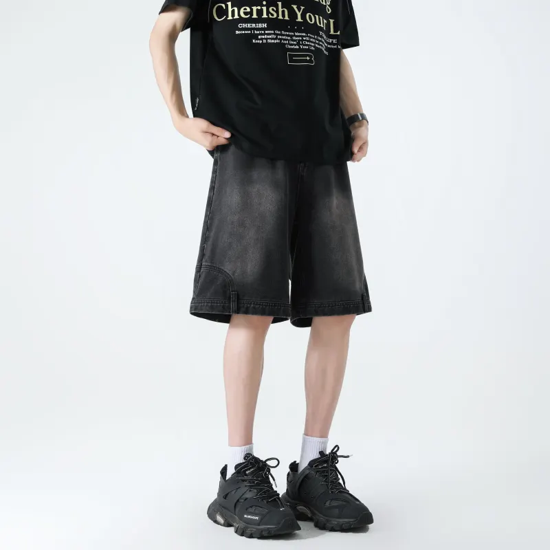 FAKE VINTAGE Denim Shorts Unisex-4