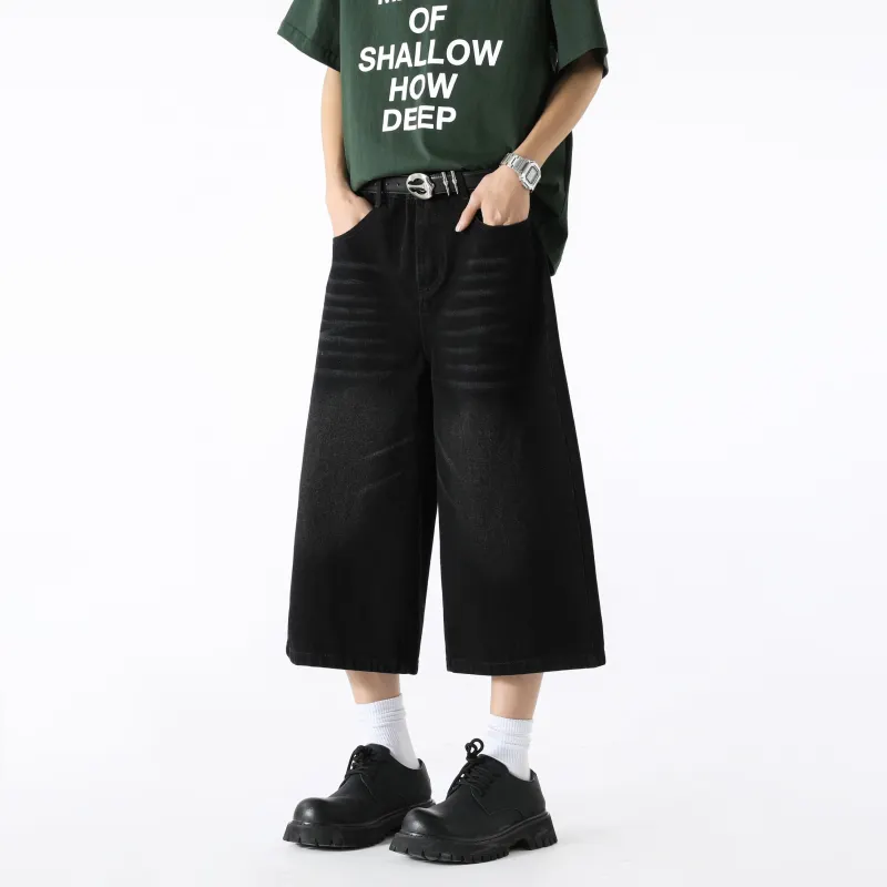 FAKE VINTAGE Denim Shorts Unisex-3