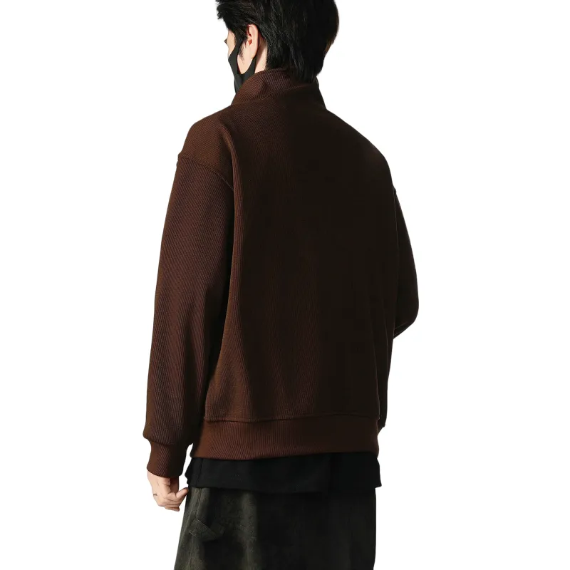 FAKE VINTAGE Sweatshirt Unisex Coffee-1