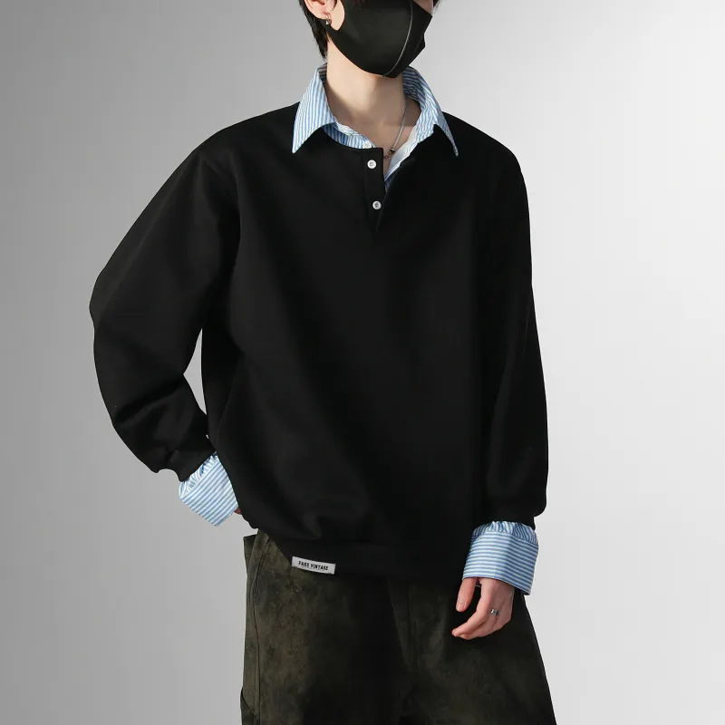 FAKE VINTAGE Sweatshirts Unisex-4
