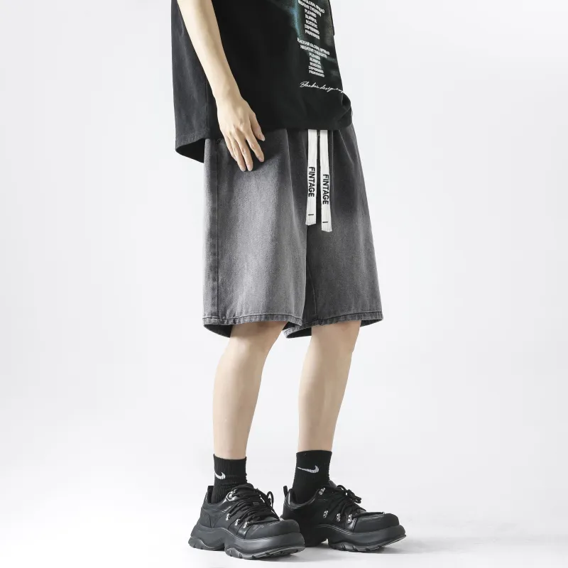 FAKE VINTAGE Denim Shorts Unisex-19