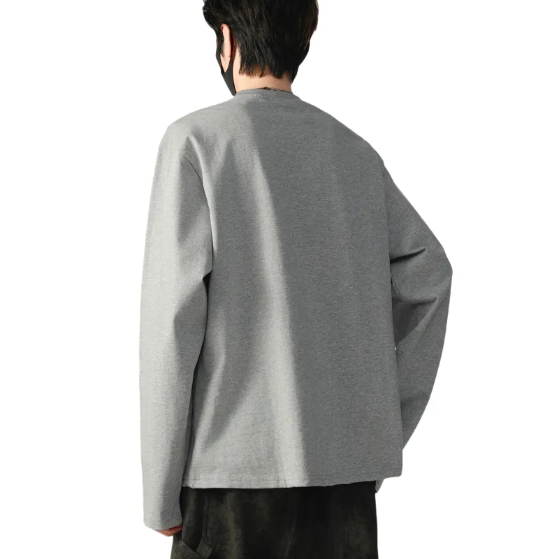 FAKE VINTAGE Sweatshirt Unisex Light Gray-1