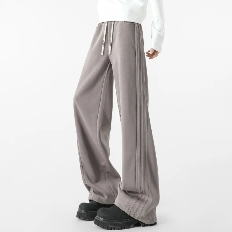 FAKE VINTAGE Knitted Sports Pants Unisex-9