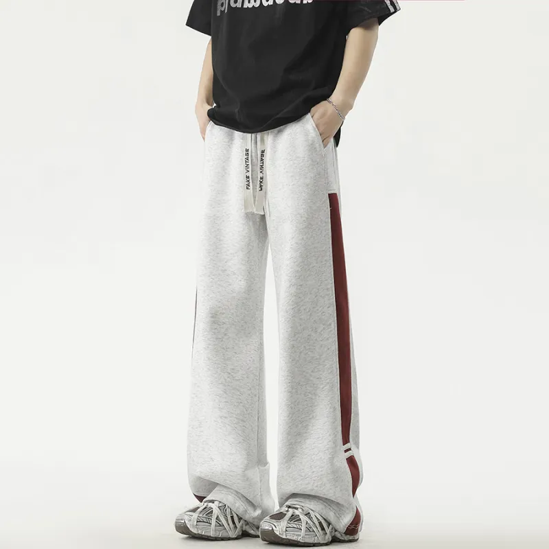 FAKE VINTAGE Knitted Sports Pants Unisex-9