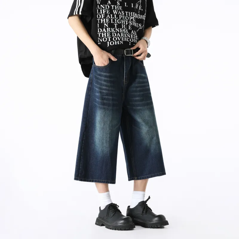 FAKE VINTAGE Denim Shorts Unisex-20