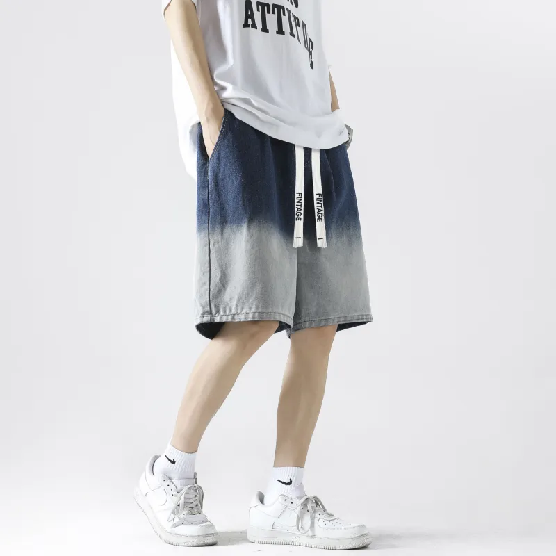 FAKE VINTAGE Denim Shorts Unisex-13