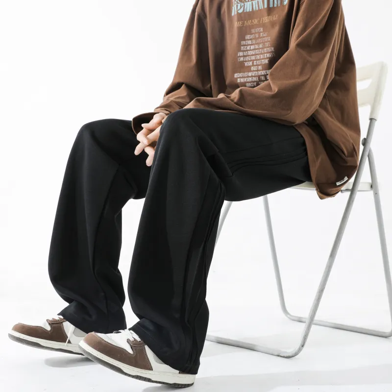 FAKE VINTAGE Knitted Sports Pants Unisex-7
