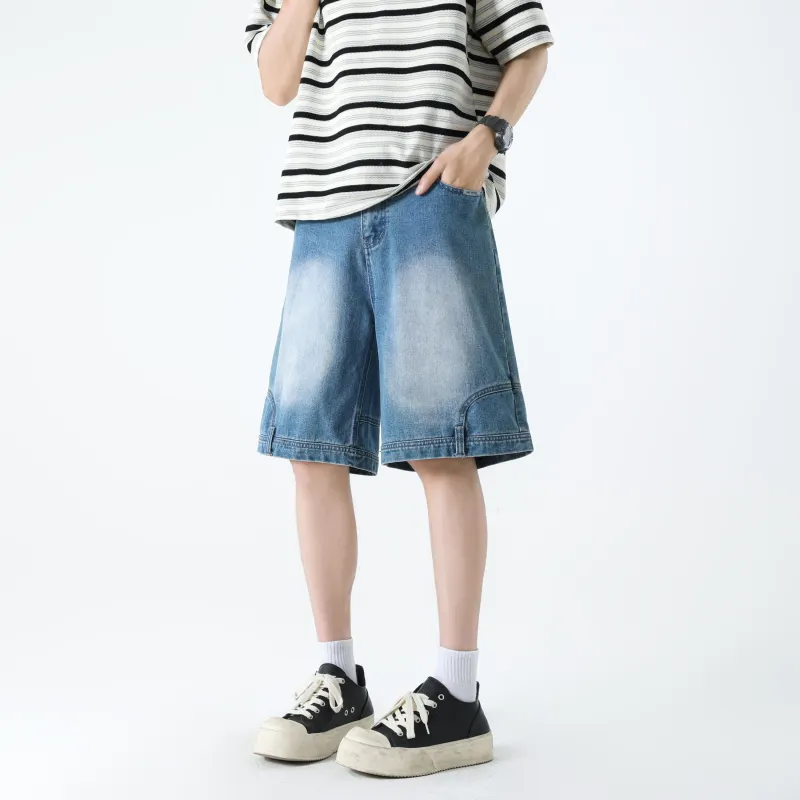 FAKE VINTAGE Denim Shorts Unisex-10