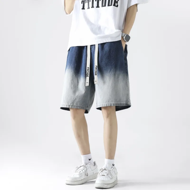 FAKE VINTAGE Denim Shorts Unisex-11