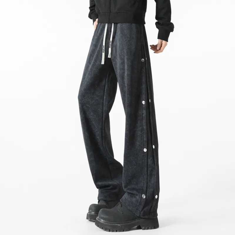 FAKE VINTAGE Knitted Sports Pants Unisex-3