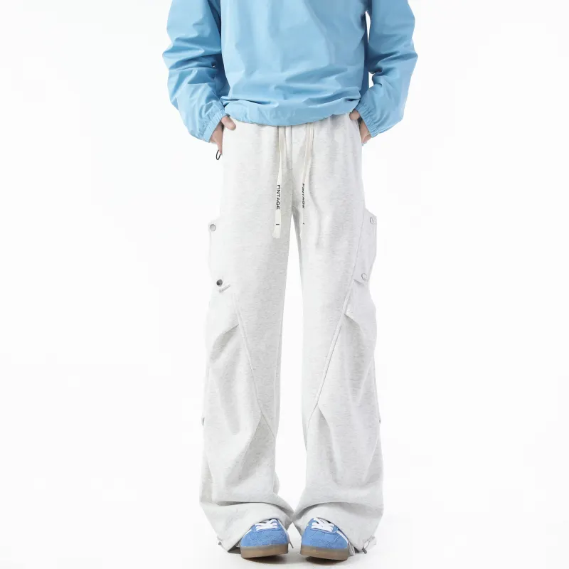 FAKE VINTAGE Knitted Sports Pants Unisex-24