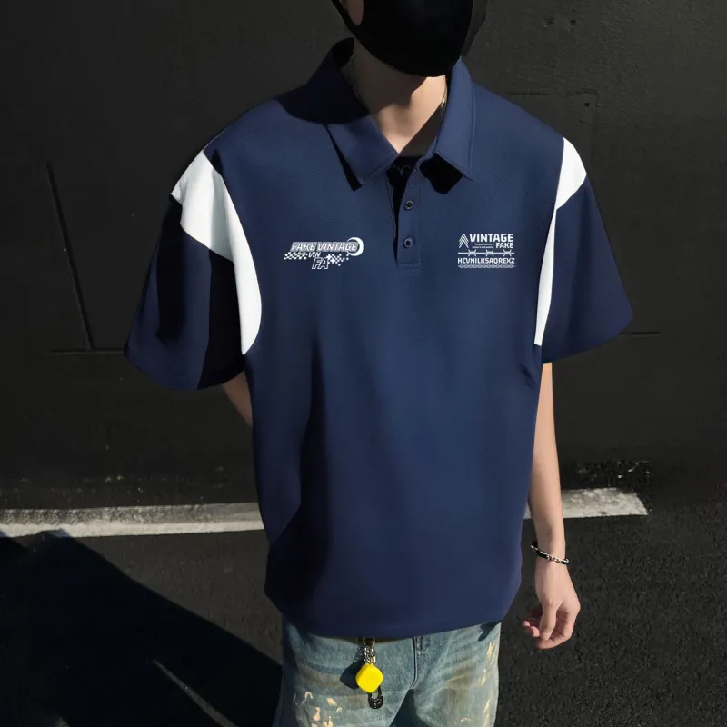 FAKE VINTAGE Polo Shirts Unisex-14