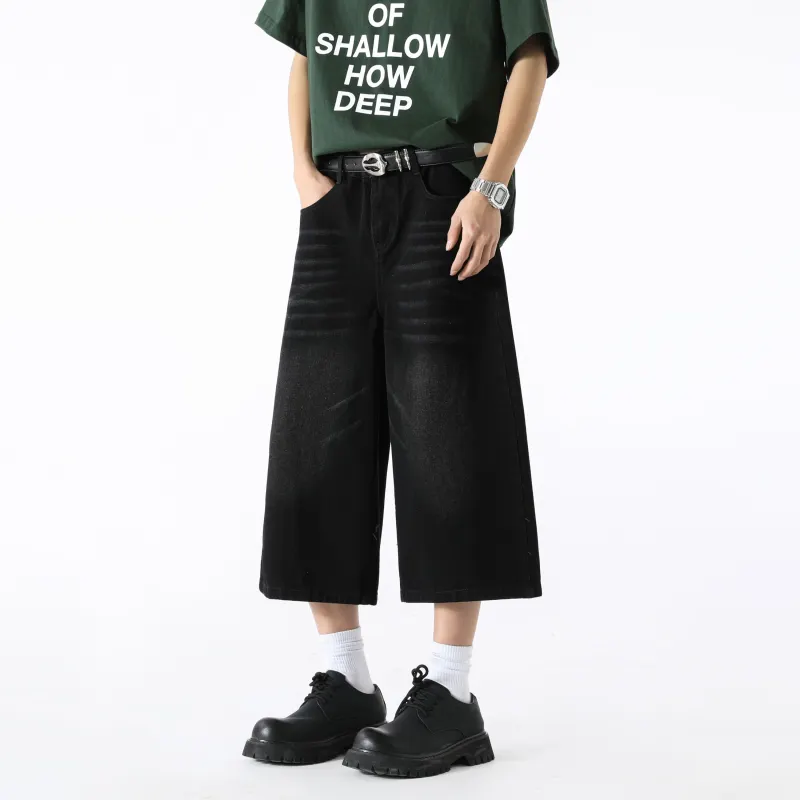 FAKE VINTAGE Denim Shorts Unisex-4