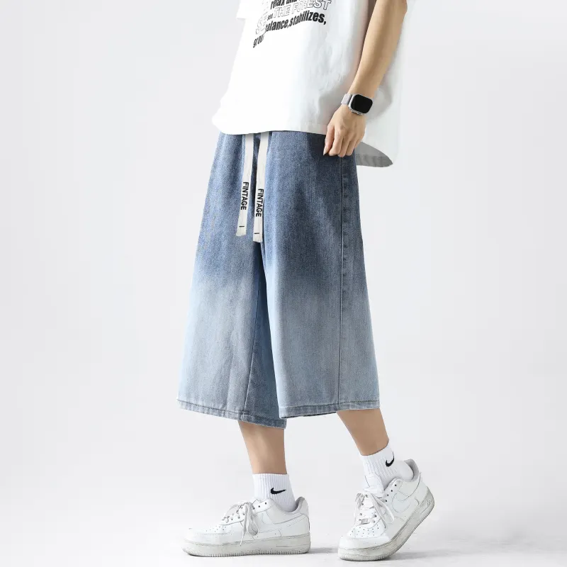 FAKE VINTAGE Denim Shorts Unisex-10
