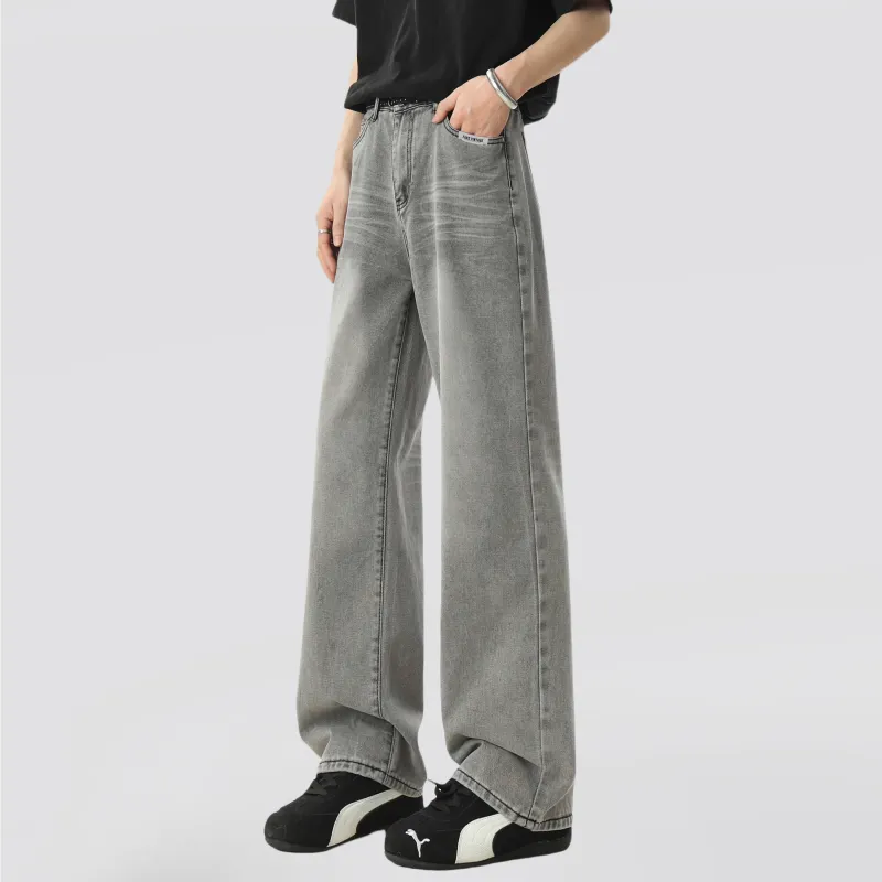 FAKE VINTAGE Jeans Unisex Dusty Gray-3