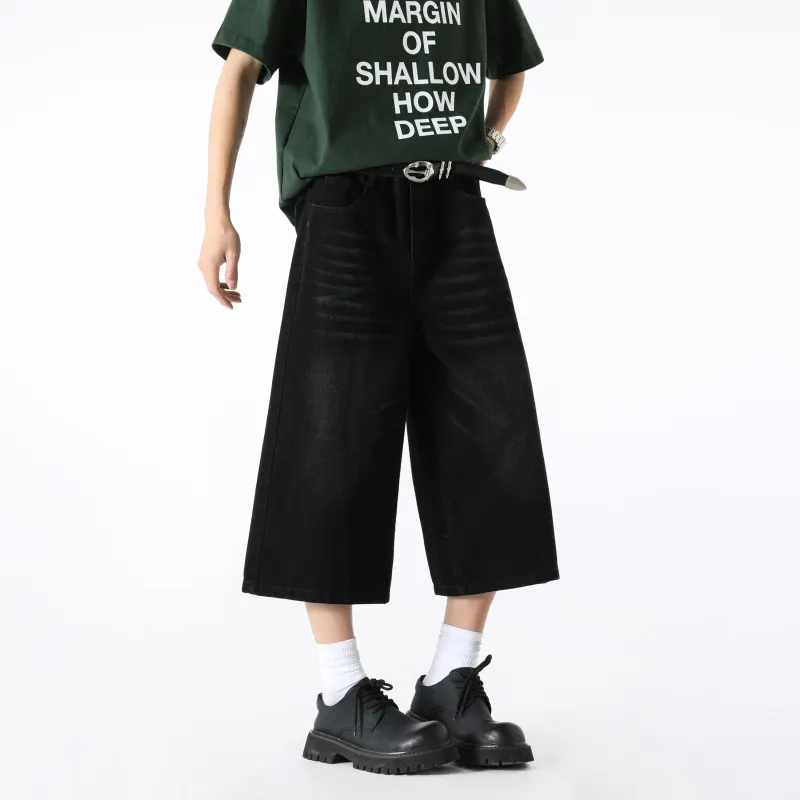 FAKE VINTAGE Denim Shorts Unisex-5