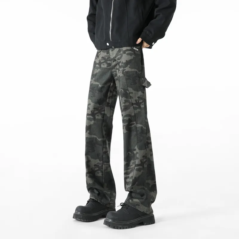 FAKE VINTAGE Jeans Unisex Camouflage-2