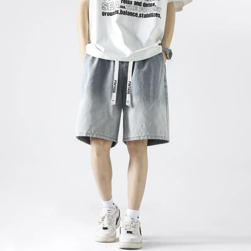 FAKE VINTAGE Denim Shorts Unisex-2