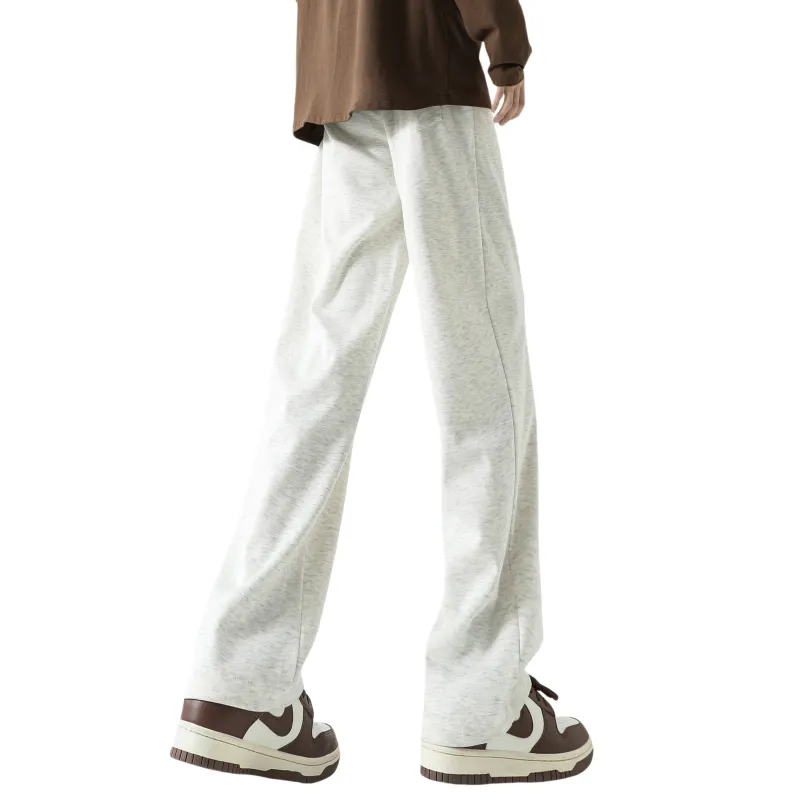 FAKE VINTAGE Knitted Sports Pants Unisex Dark Gray-1