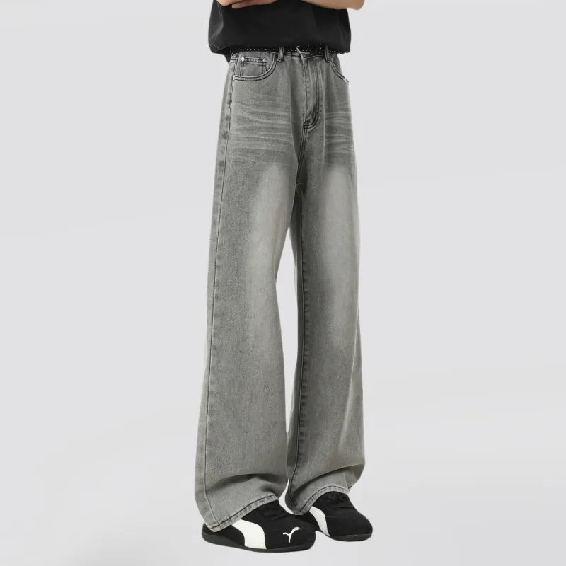 FAKE VINTAGE Jeans Unisex Dusty Gray-4