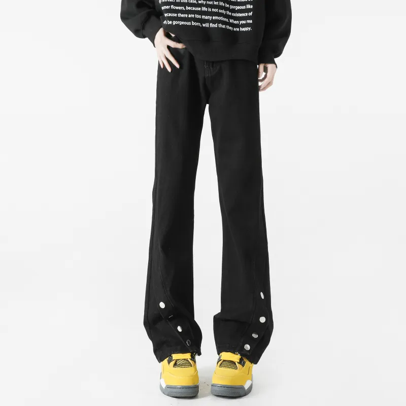 FAKE VINTAGE Jeans Unisex Black-3
