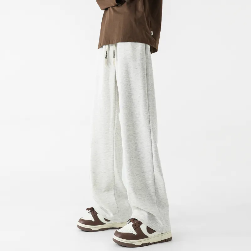 FAKE VINTAGE Knitted Sports Pants Unisex Dark Gray-2