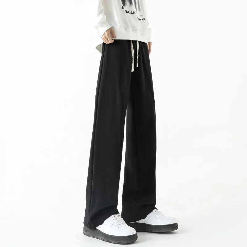 FAKE VINTAGE Knitted Sports Pants Unisex Dark Gray-9