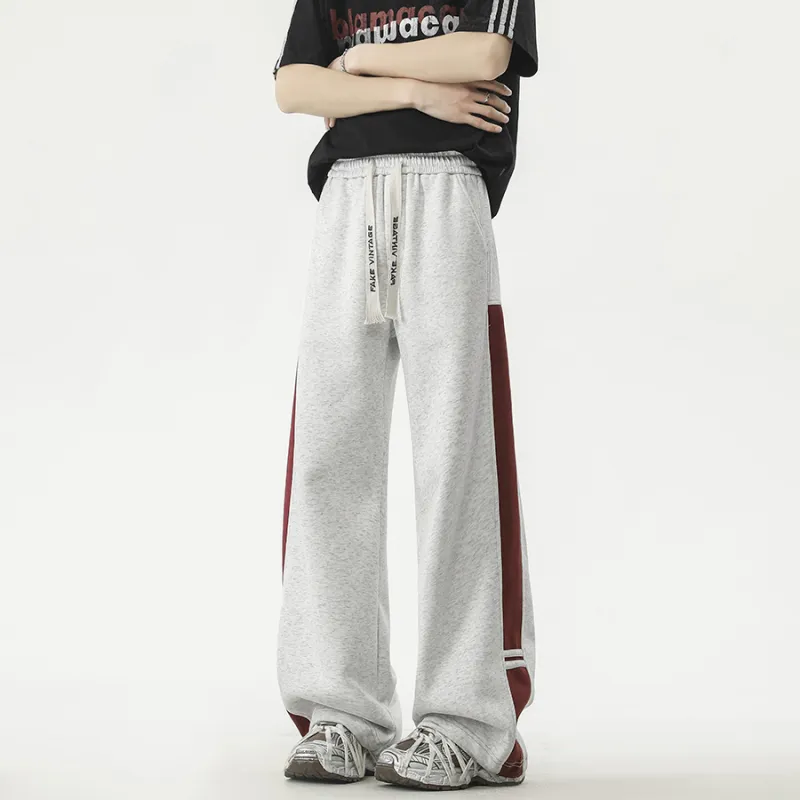FAKE VINTAGE Knitted Sports Pants Unisex-7
