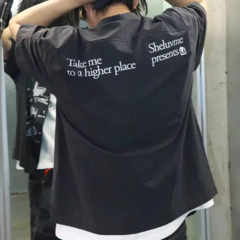 FAKE VINTAGE Shirts Unisex Black-3