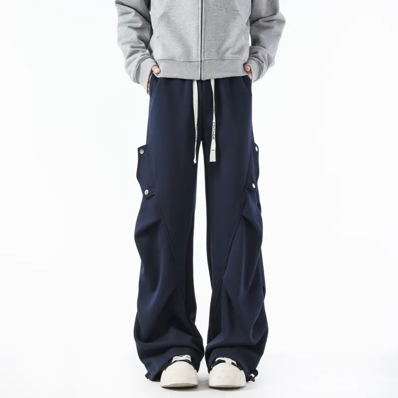 FAKE VINTAGE Knitted Sports Pants Unisex-17
