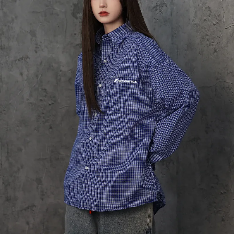 FAKE VINTAGE Shirts Unisex Blue-6