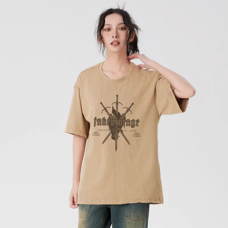 FAKE VINTAGE T Shirts Unisex-12